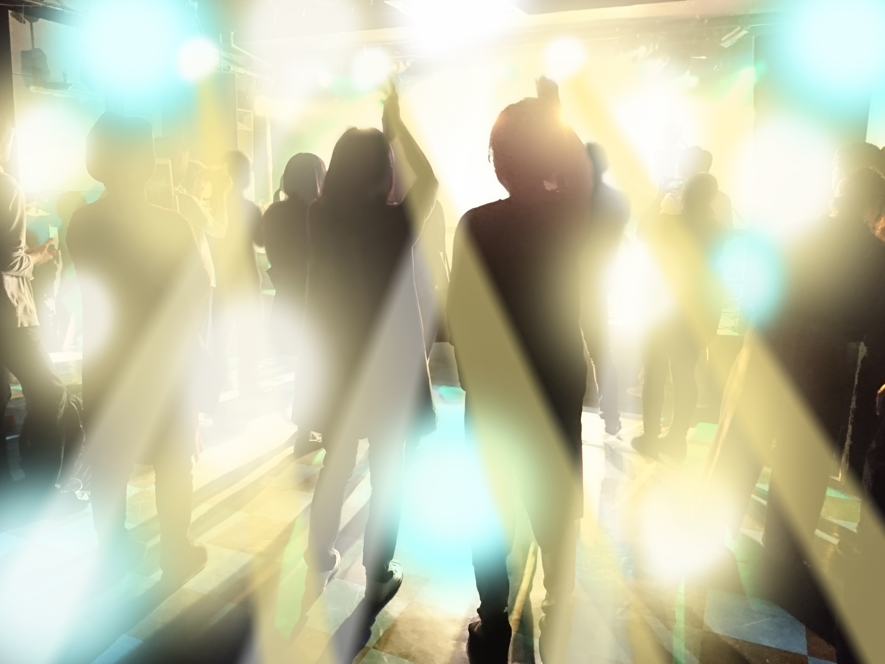 ライブ会場の照明