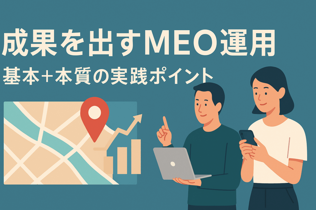 成果を出すMEO運用|基本と本質の実践ポイント