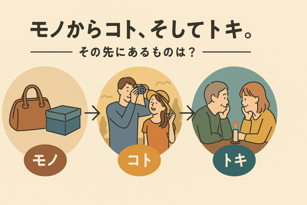 モノからコト、そしてトキ。その先にあるものは？