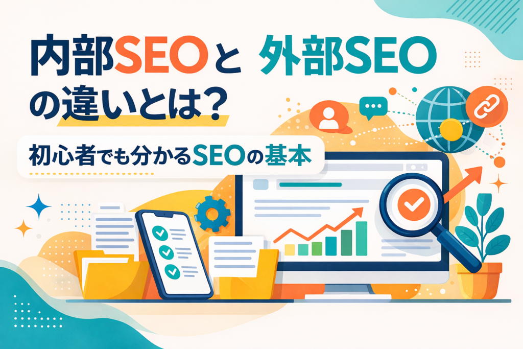 内部SEOと外部SEOの違いとは？初心者向けに分かりやすく解説