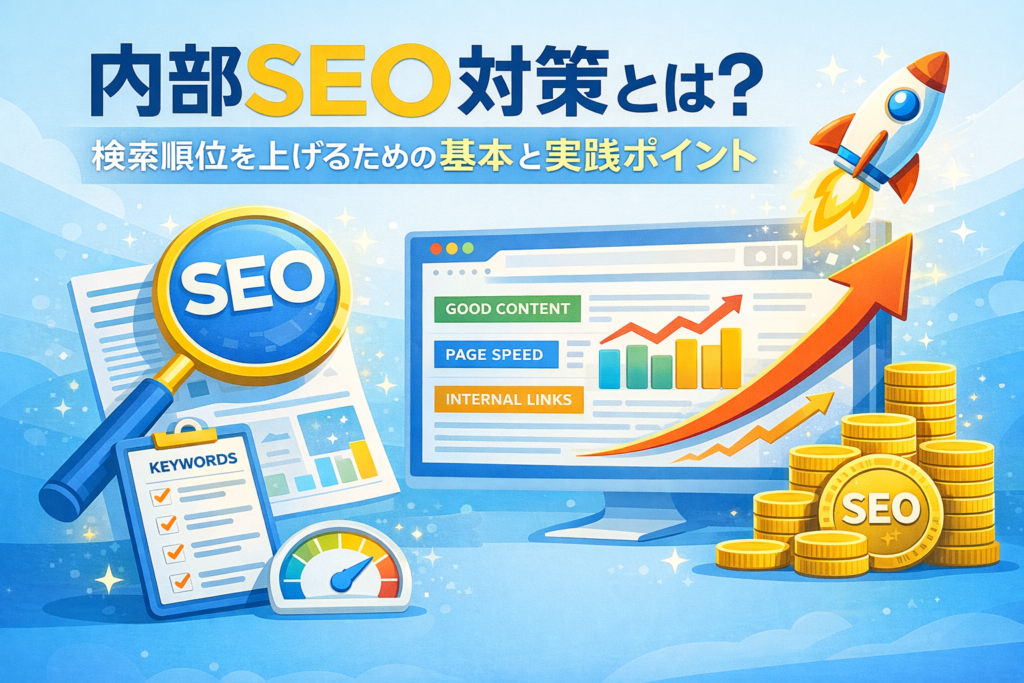 内部SEO対策とは？検索順位を上げるための基本と実践ポイント