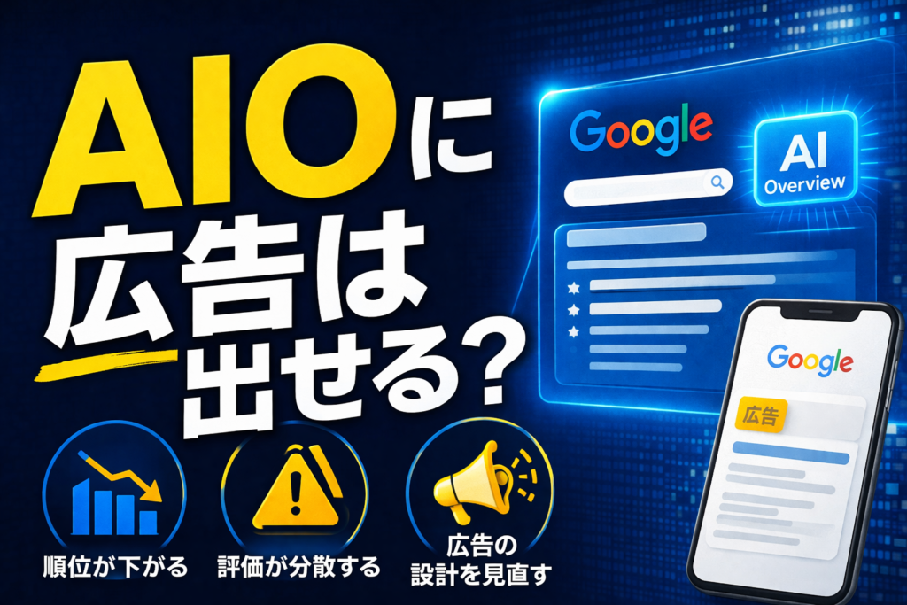 AIOに広告は出せる？Google検索広告の変化と今やるべき対策