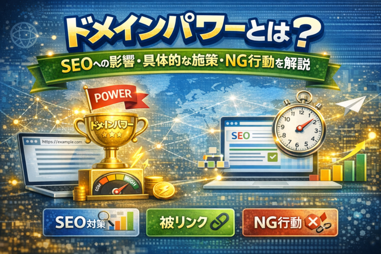 ドメインパワーとは？SEOへの影響・具体的な施策・NG行動を解説