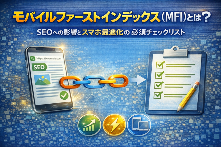 モバイルファーストインデックス（MFI）とは？SEOへの影響とスマホ最適化の必須チェックリスト
