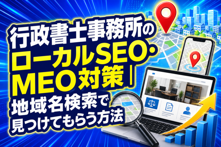 行政書士事務所のローカルSEO・MEO対策｜地域名検索で見つけてもらう方法