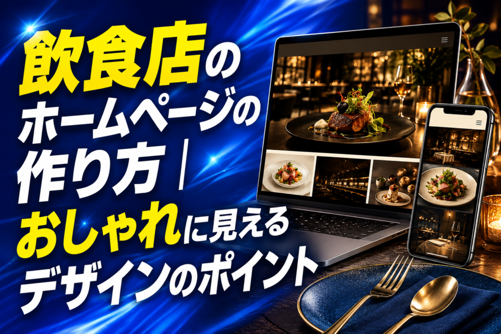 飲食店のホームページの作り方｜おしゃれに見えるデザインのポイント